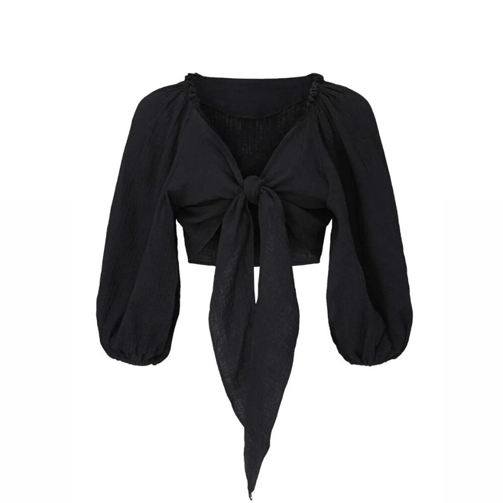 FLYNN SKYE - Tiff Crop Top - Black